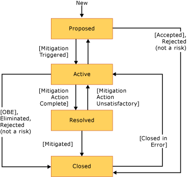 Workflow for Risk work item