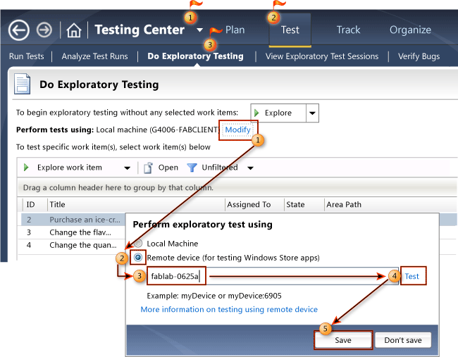 Connecting to remote device