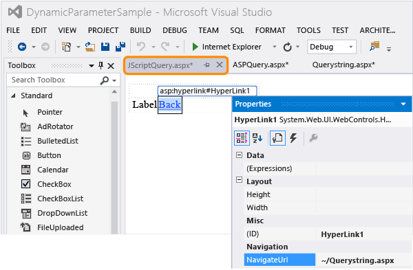 Add and configure the third web form