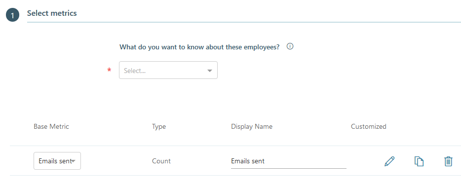 Person query base metric.