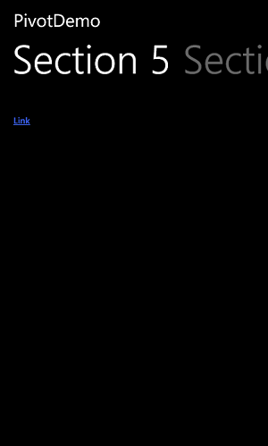 The pivot example showing the new Section 5.