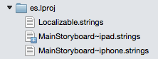 Strings files