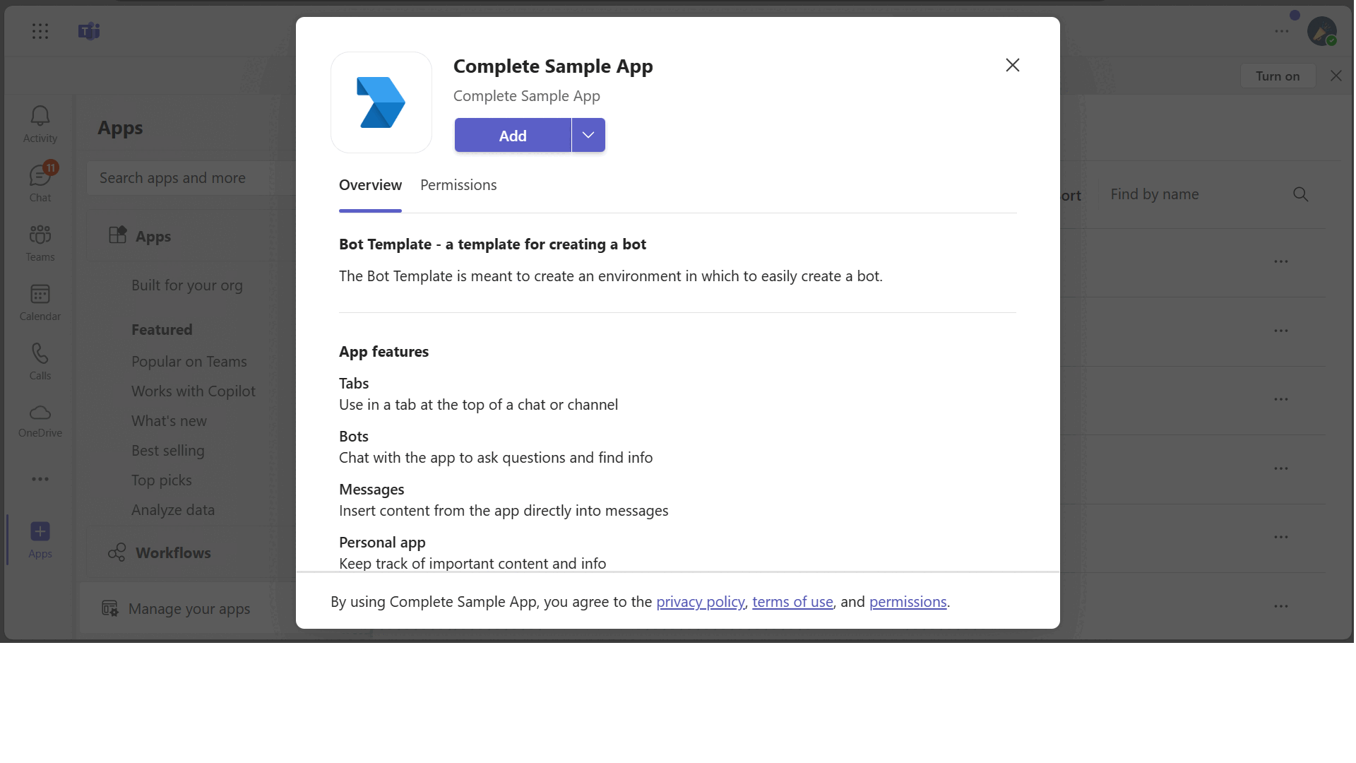 app-complete-sample 