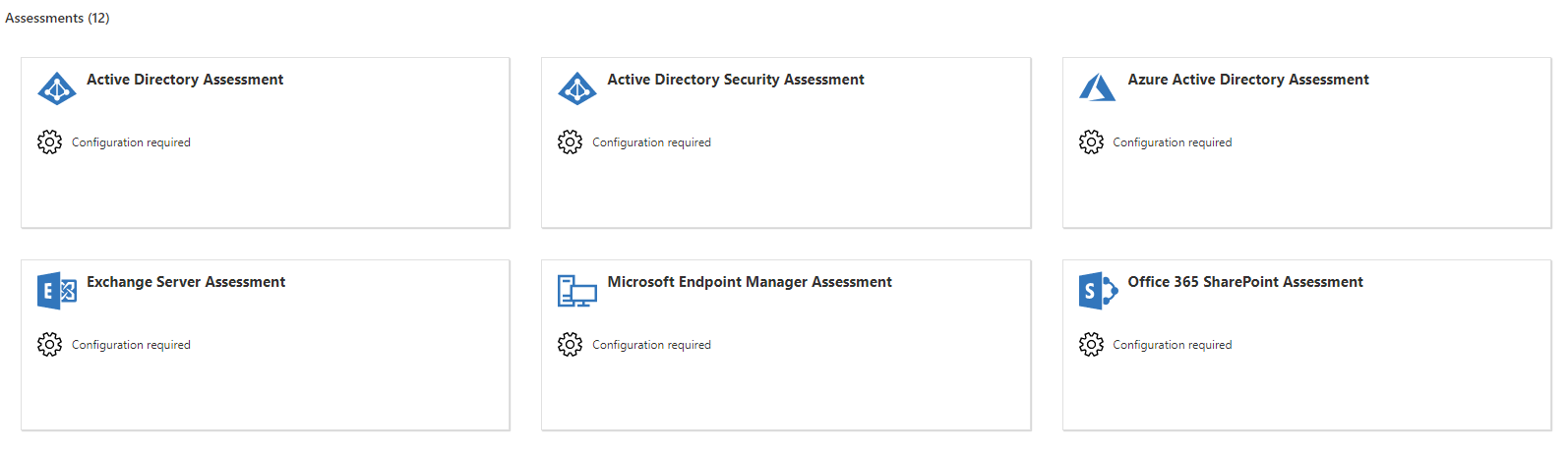 The newly added On-Demand Assessment tiles on the On-Demand Assessment blade.