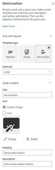 Adding strings in the property pane of card designer card