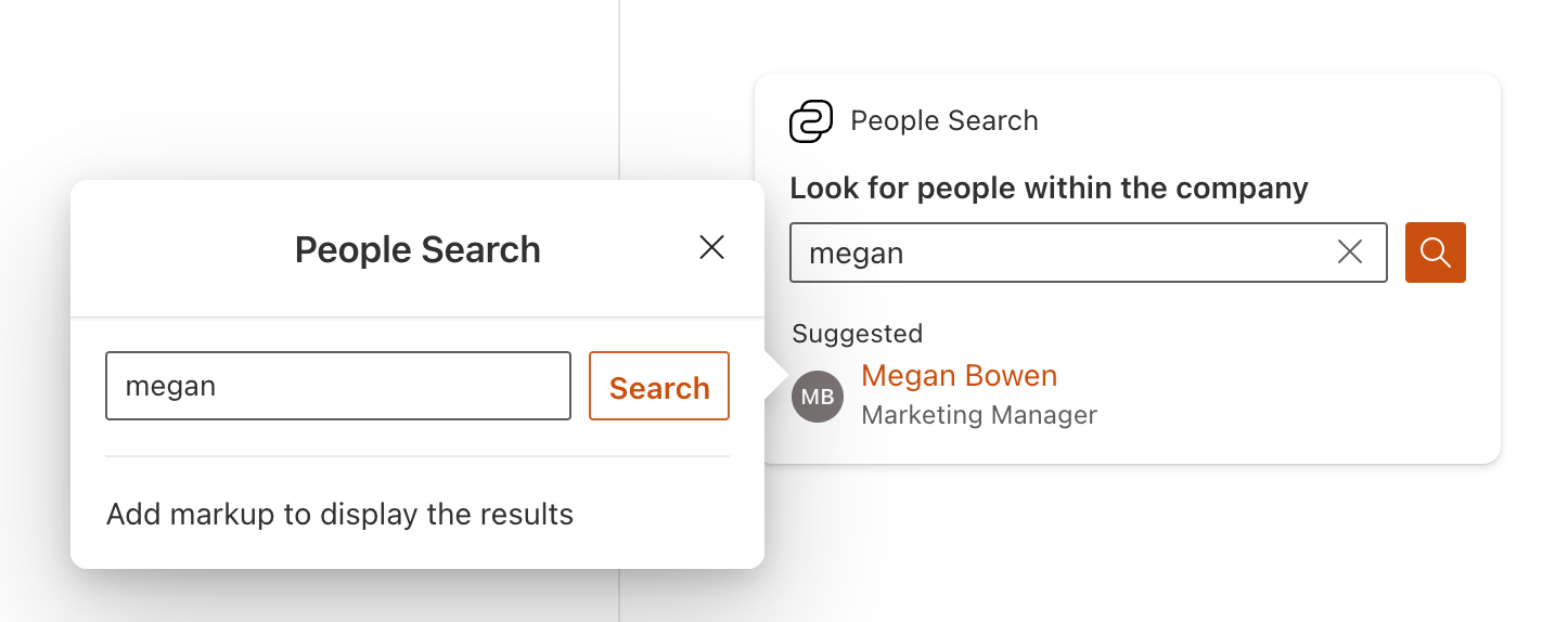 Default Search Results Quick View