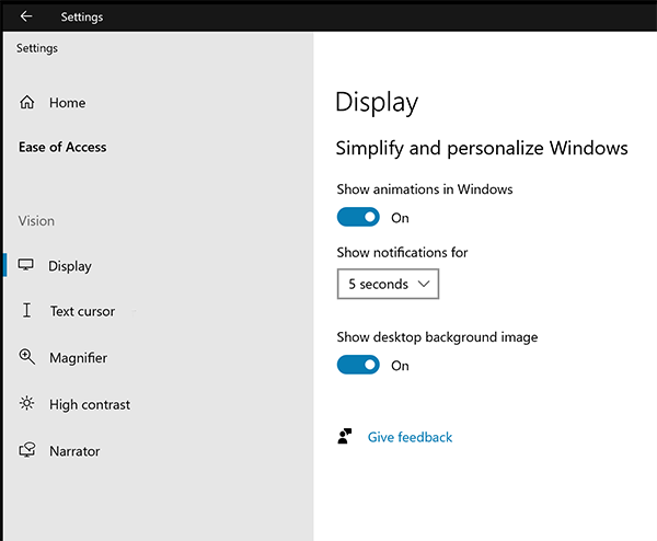 Adjust display to simplify and personalize Surface Hub