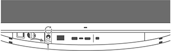 Image that shows how to fasten the locking screw and slide the cover into place.