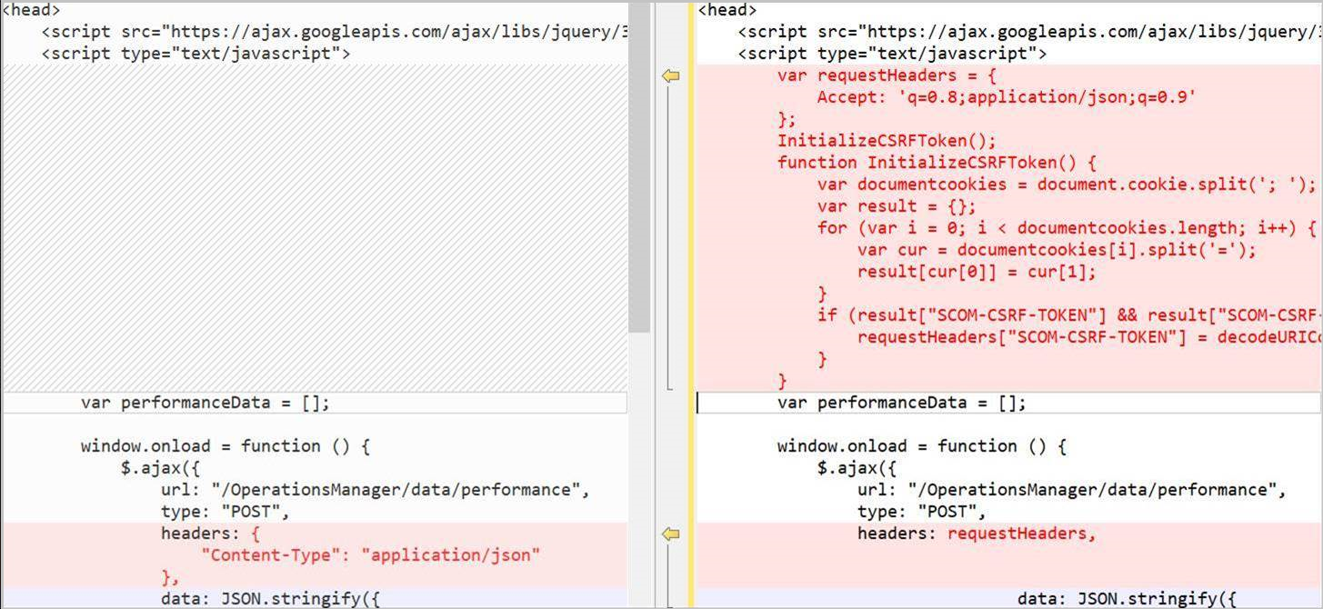 CSRF token initialization