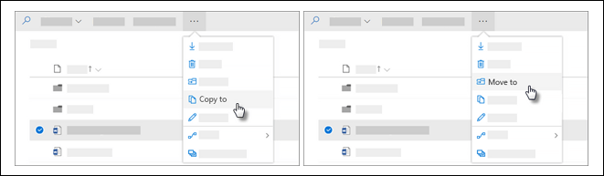 Users can copy and move files via File Explorer or Finder on Mac if they are synced to their computer