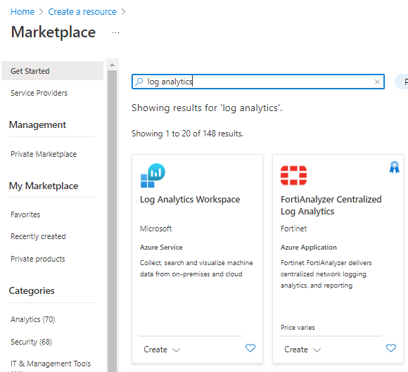 Screenshot of Log Analytics search results to demonstrate the concept.