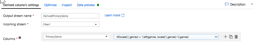 Using the Derived Transformation to a Mapping Data Flow in Azure Data Factory