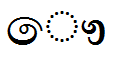 Illustration that shows processing split matras for the Sinhala vowel sign kombuva haa gayanukitta.