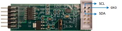 Picture of the I2C adapter.