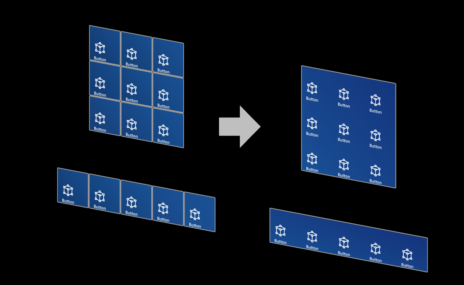 Shared backplate examples