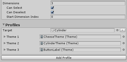 Multi-Dimensional profile example