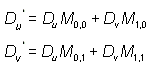 formulas of bump mapping matrix transformations