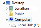 screen shot of nested folders in windows explorer 