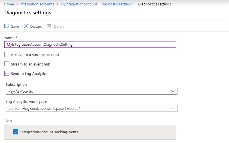 Configuración de registros de Azure Monitor para recopilar datos de diagnóstico