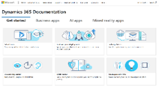 Miniatura de la página de documentación de Dynamics 365.