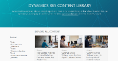 Miniatura de la biblioteca de contenido de Dynamics 365.