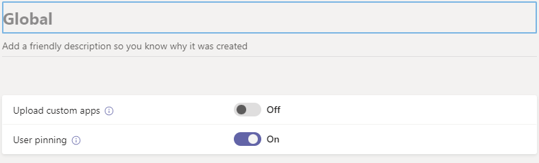 Captura de pantalla del Centro de administración de Microsoft Teams que muestra la opción Configuración global resaltada en rojo.