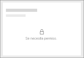 Screenshot that shows the Power BI locked tile.