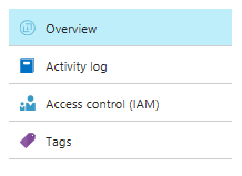 Bot settings overview