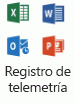 Este icono representa el registro de telemetría.