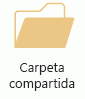 Este icono representa las carpetas compartidas en la telemetría de Office.