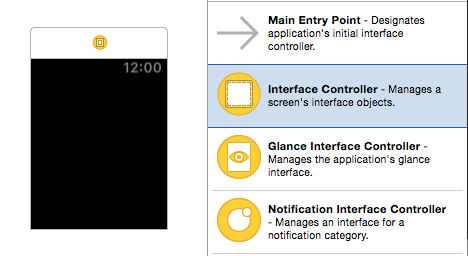 Un InterfaceController