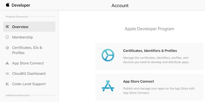 The Apple Developer Member Center