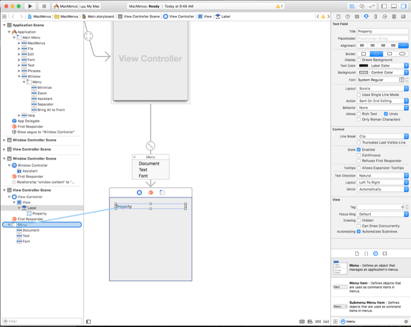 Arrastrar para crear una transición