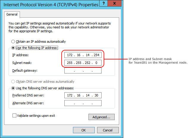 InfiniBand 1 Network Adapter Properties