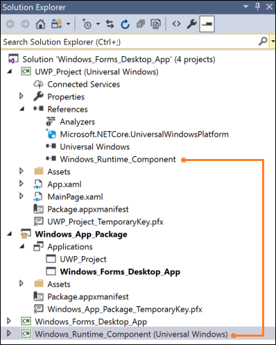 Referencia de componente de Runtime