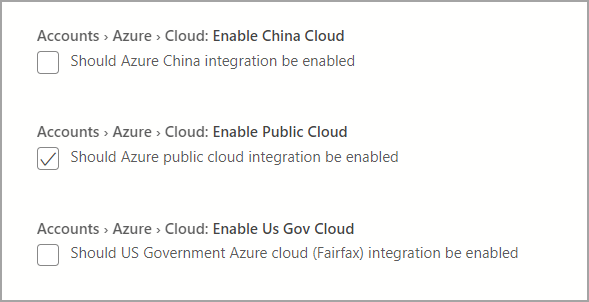 Capture d’écran de clouds nationaux pour l’authentification.