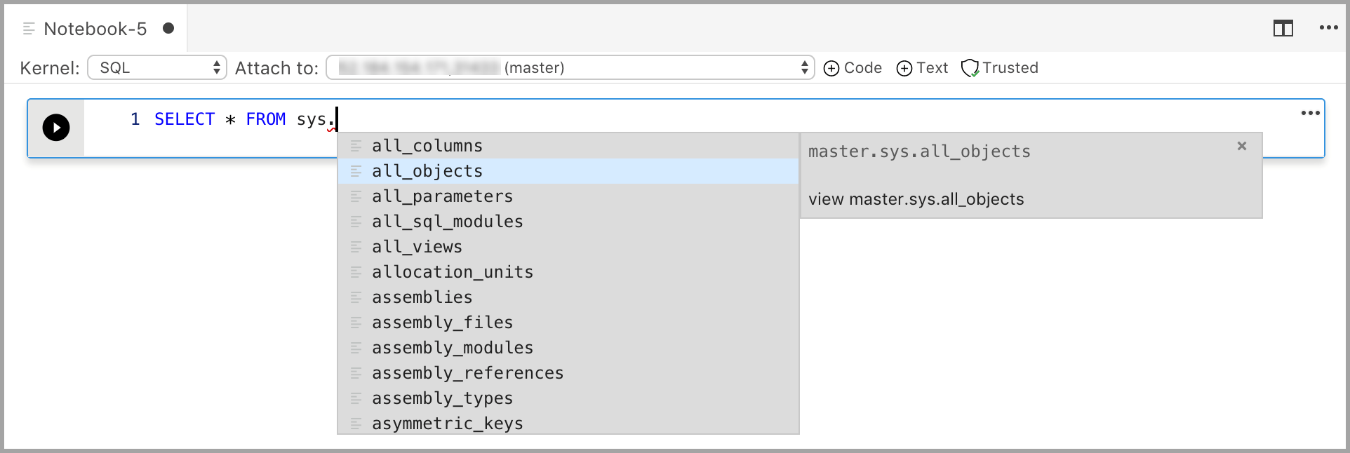 Noyau SQL