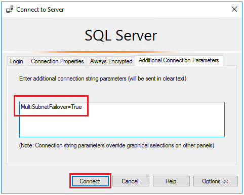 Connexion SSMS