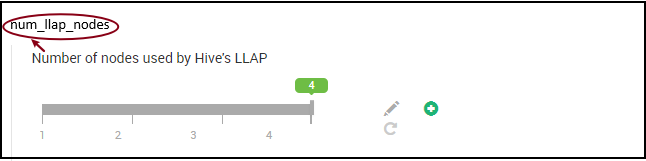 `Nombre de nœuds pour le service LLAP`.