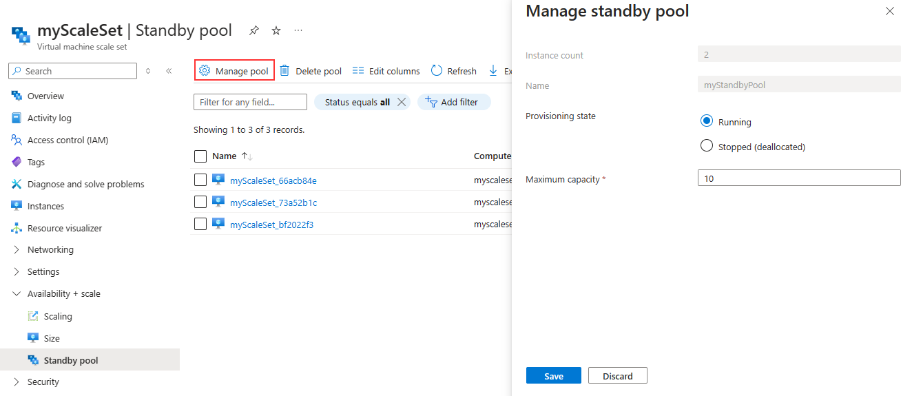 Capture d’écran de l’onglet Mise en réseau dans le Portail Azure pendant le processus de création du groupe de machines virtuelles identiques.