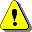 Icône de point d’exclamation ou importante, composée d’un triangle jaune avec un point d’exclamation noir dans celui-ci.