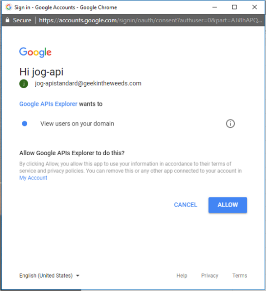 Hameçonnage OAuth liée à Google.