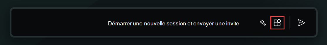 Capture d’écran de la barre d’invite dans Microsoft Copilot pour la sécurité avec l’icône Sources mise en évidence.