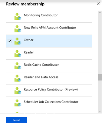 Capture d'écran montrant la révision des rôles Microsoft Entra.