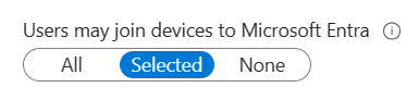 Les utilisateurs peuvent joindre des appareils à Microsoft Entra ID