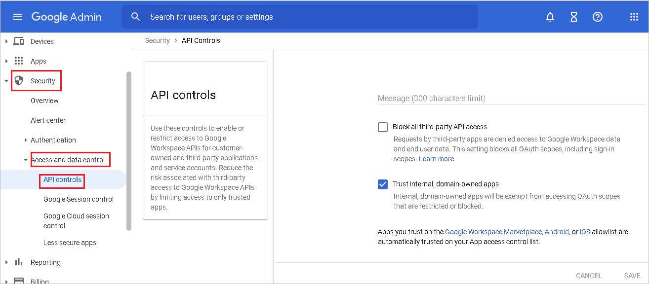 G Suite – API