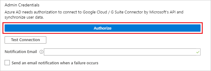 G Suite – Autoriser