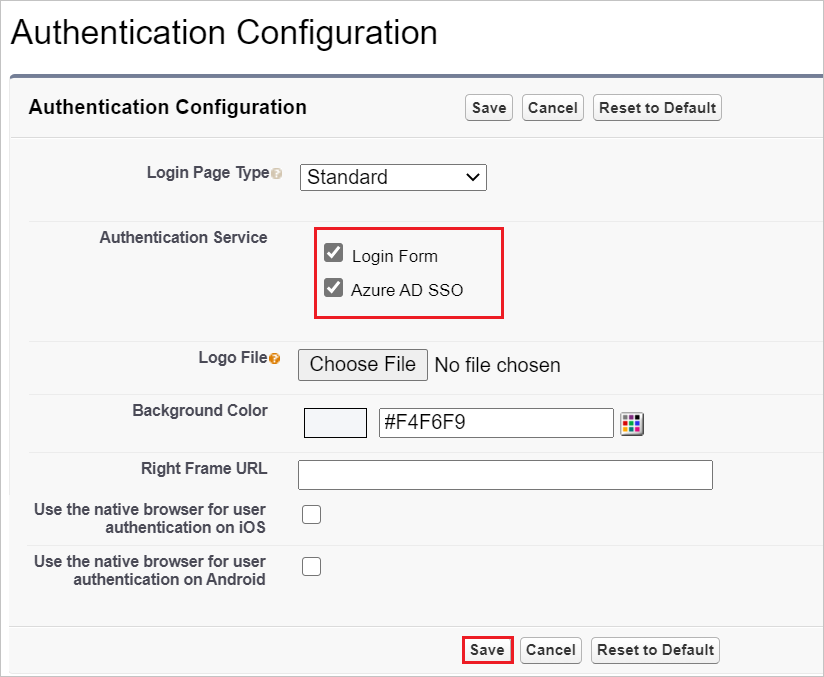 Configurer l’authentification unique – Service d’authentification