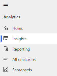 Capture d’écran des informations dans le volet de navigation de gauche.