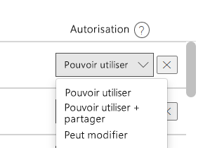 Peut utiliser/révoquer.